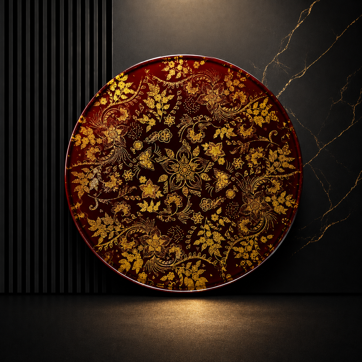 蒔絵 丸小皿