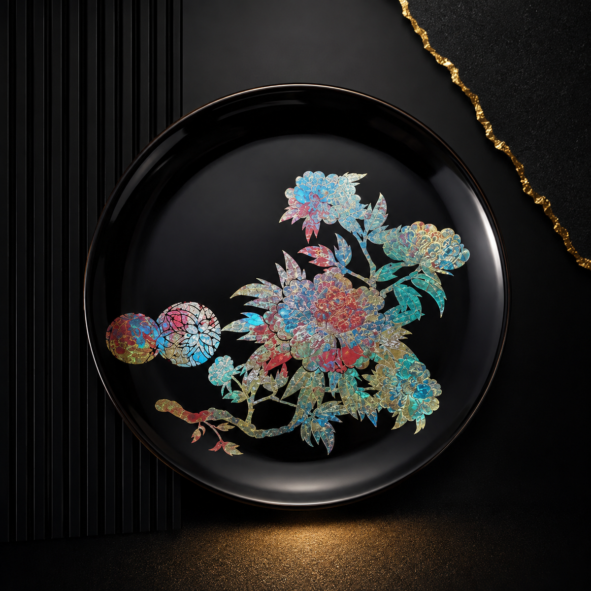 蒔絵 丸小皿